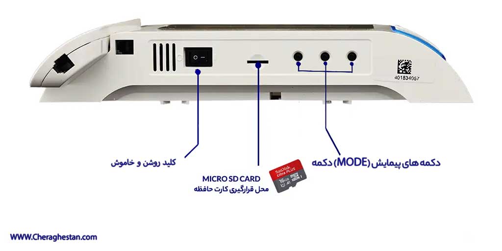 تنظیمات کنار مانیتور 797