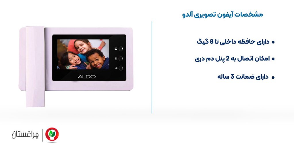 بررسی برند آیفون تصویری آلدو