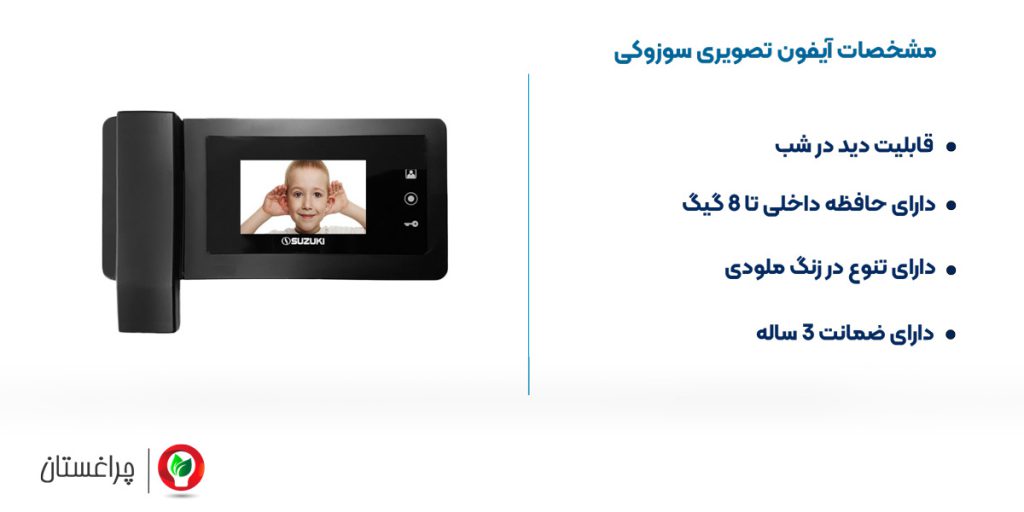 بررسی آیفون تصویری سوزوکی