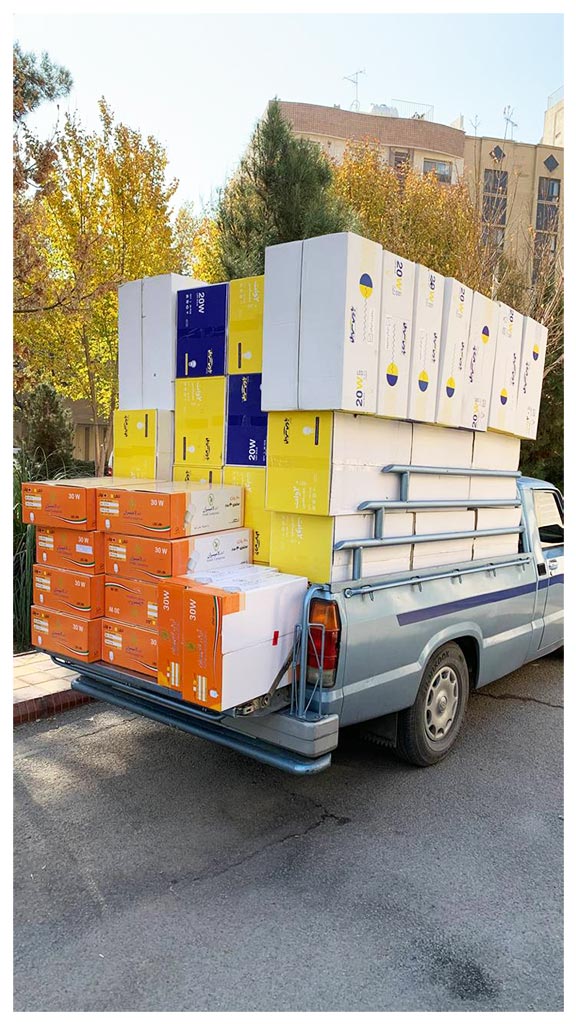 ارسال بار پارس سهیل و آرش