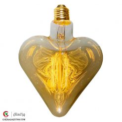 لامپ ادیسونی طرح و مدل قلب