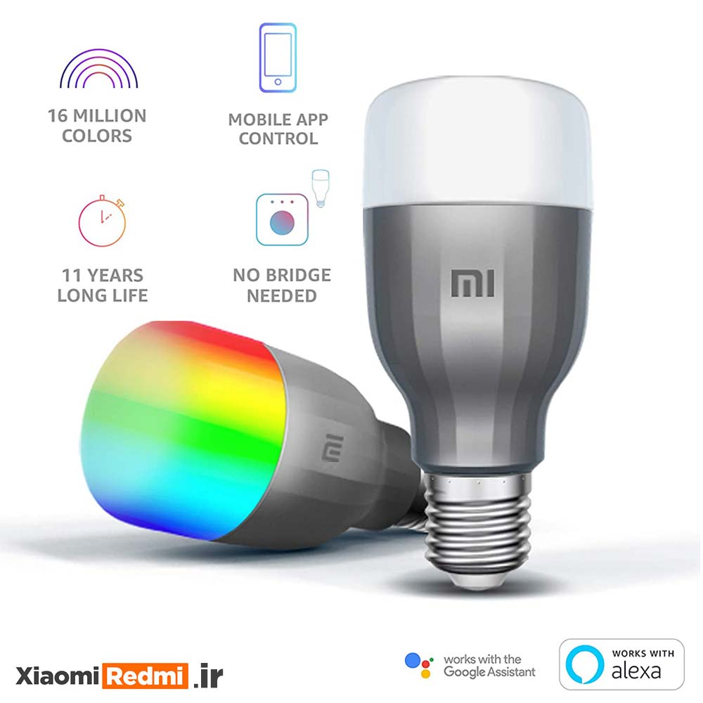 لامپ هوشمند شیائومی مدل Mi LED Smart Bulb(White and Color)