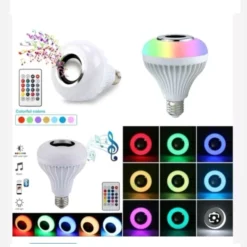 لامپ هوشمند و اسپیکر بلوتوثی مدل led music blub کد HB-61
